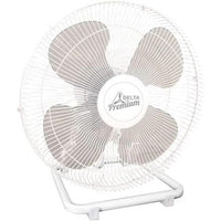 Ventilador De Mesa Venti Delta Premium 50cm Branco Grade Aço Bivolt