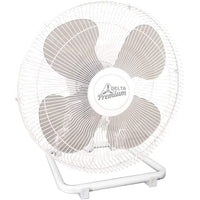 Ventilador De Mesa Venti Delta Premium 50cm Branco Grade Aço Bivolt