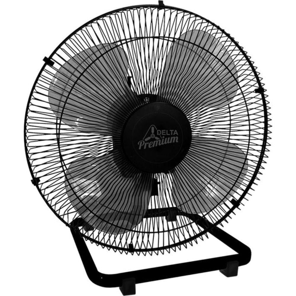 Ventilador de Mesa Premium 50cm Grade Aço Preto
