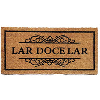 Capacho Fibra de Coco Slim Lar Doce Lar 60x40cm