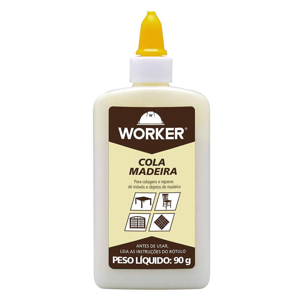 Cola para Madeira Worker 100g com Bico Aplicador