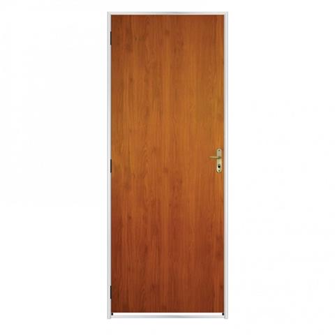 PORTA S-OCA MOGNO 217 X 85 MARCO 6CM AÇO BR ESQUERDA