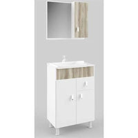 Conjunto Para Banheiro Tuon 55 Moveis Sao Joao Branco Barrique