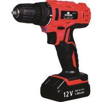 Parafusadeira e Furadeira Worker 12V Bivolt com Bateria e Maleta