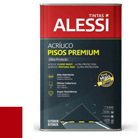 Tinta Para Piso Alessi Vermelho Segurança 18l