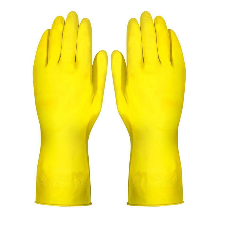Luva Latex Multiuso Amarela M