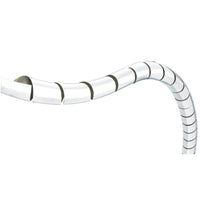 Organizador De Fios E Cabos 12mm X 15m Branco Sforplast