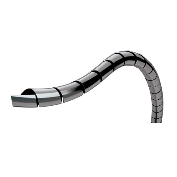 Organizador De Fios E Cabos 12mm X 15m Preto Sforplast