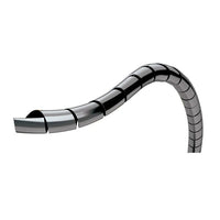 Organizador De Fios E Cabos 12mm X 15m Preto Sforplast