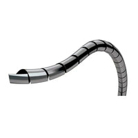 Organizador De Fios E Cabos 12mm X 15m Preto Sforplast