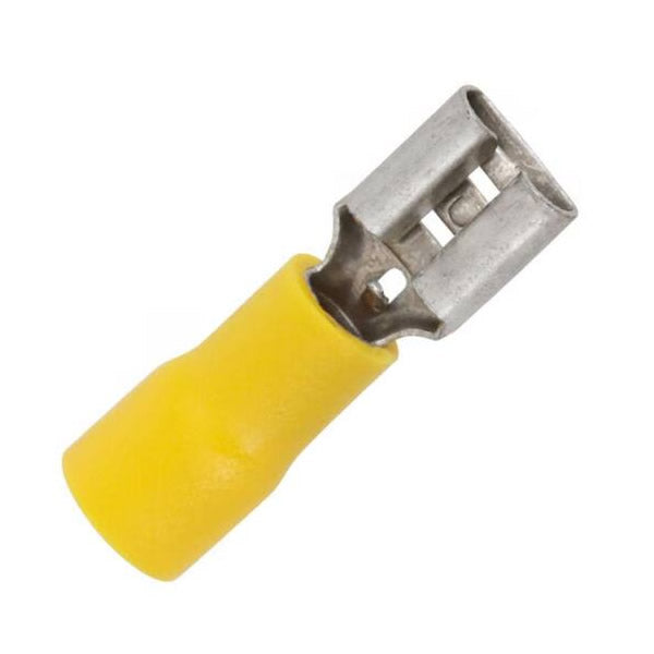 Terminal Fêmea Pré-Isolado Amarelo 4.0-6.0mm2 Sforplast