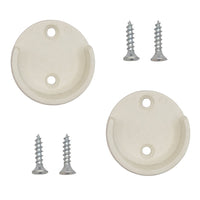 Suporte Para Cabideiro Meia Cana Branco Sforplast 35x16mm