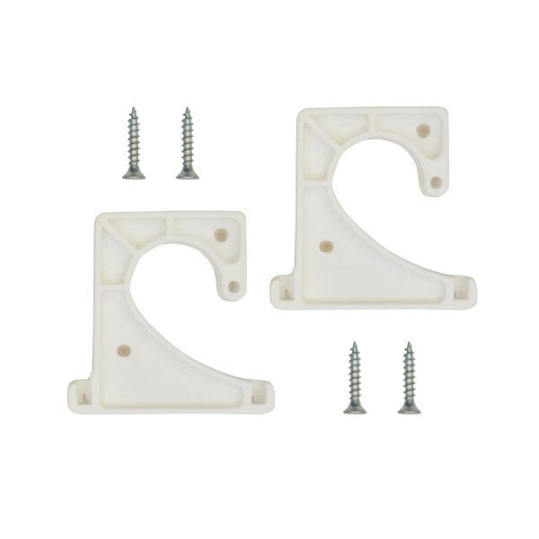 SUPORTE P/ CABIDEIRO J - BRANCO + PARAF CHIP 3,5X20
