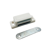 Fecho Magnético Branco 35x14mm Com Parafuso Sforplast