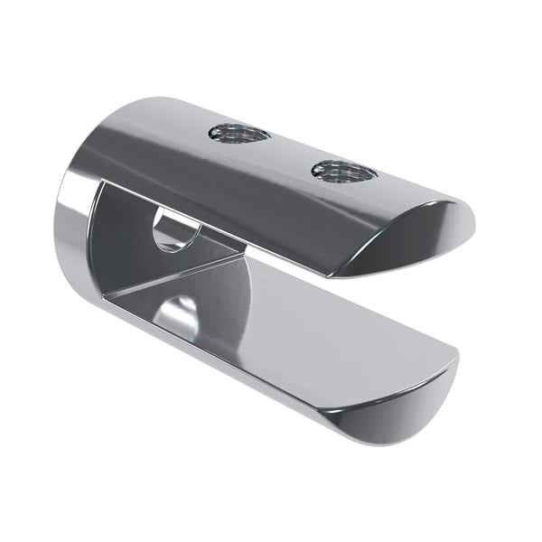 SUPORTE PRATELEIRA  DE VIDRO LONGO 8 MM C/PARAF MAD 3,8X40