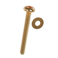 Parafuso Para Suporte De Tv 4x30mm Com Arruela M4 Sforplast 4 Pçs