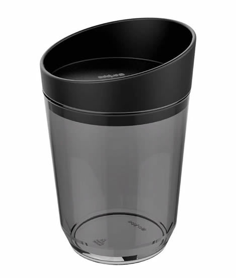 Porta Algodão Cilíndrico Fumê Crippa