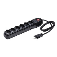 Filtro de Linha 6 Tomadas com Interruptor 1m Preto 
