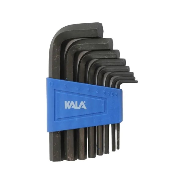 JOGO CHAVE HEXAGONAL 2 A 10MM-8PCS - KALA