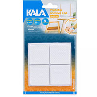 Protetor Adesivo Eva Quadrado 38mm 4 Peças Kala