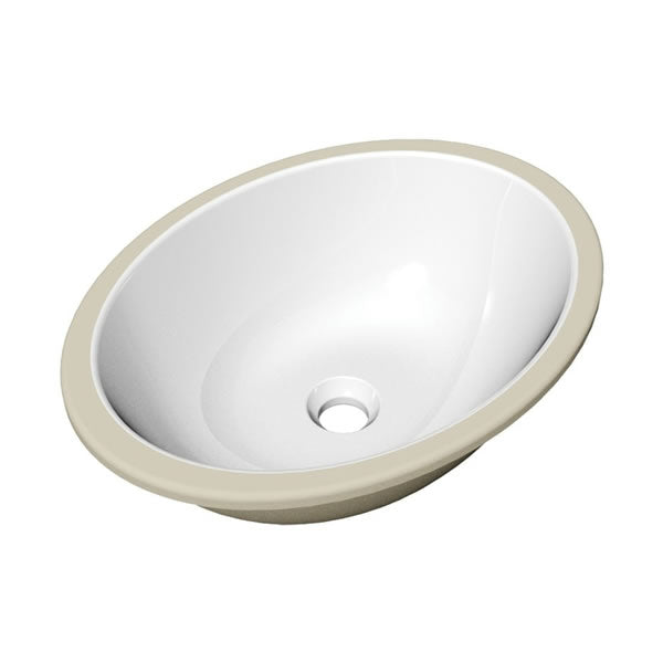 Cuba Oval De Embutir Lorenzetti Cbo09 Branca 49x37.5cm