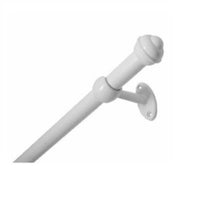 Kit Varão Para Cortina Bella Arte 19mm X 2m Branco