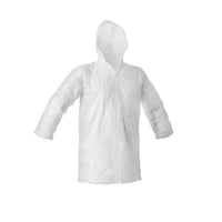 Capa De Chuva Transparente Worker Em Pvc Com Capuz Tamanho Gg