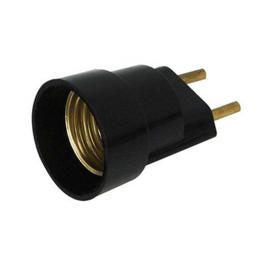 SOQUETE LAMPADA ADAPTADOR PLUGUE MACHO  PR