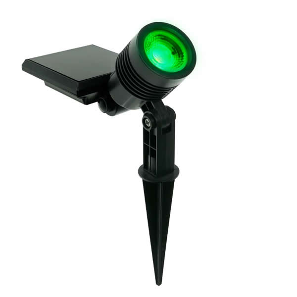 Espeto Spot Solar 10lm Luz Verde Abs International Commerce