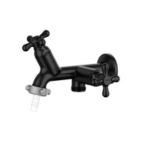 Torneira Para Tanque E Máquina De Lavar Viqua Preta