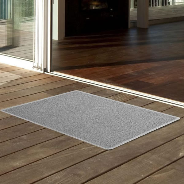 TAPETE KAPAZI VINIL SILVER BASE FUNDIDA 10 MM GRAFITE