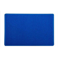Tapete Capacho Vinil Kapazi 60x90cm Silver Azul Royal 10mm