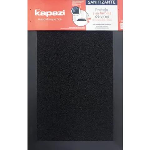 Tapete Sanitizante Kapazi 38x58cm Preto