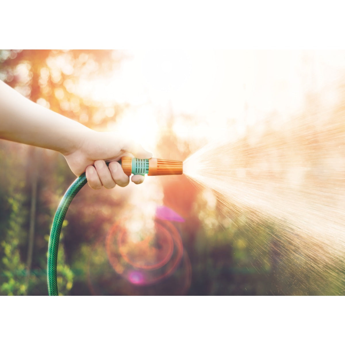 MANGUEIRA JARDIM SUPERFLEX PVC VDE 10M C/ENGATES TRAMONTINA