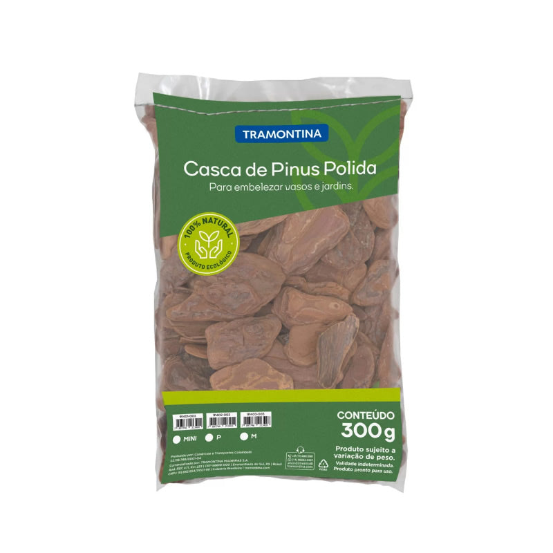 CASCA DE PINUS MEDIA 300GR TRAMONTINA