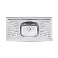 Pia De Aço Inox 105x52cm 1 Cuba Standard Tramontina