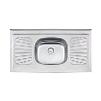 Pia De Aço Inox 105x52cm 1 Cuba Standard Tramontina