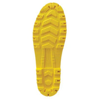 Bota De Segurança Em Pvc Cano Médio Preta E Amarela Nº 42