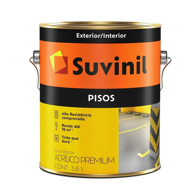 SUVINIL TINTA PISO BRANCO 3,6LTS