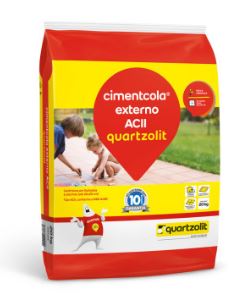 ARGAMASSA COLANTE QUARTZOLIT ACII (EXT) 20KG CINZA