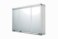 Armário De Sobrepor Astra 3 Portas Espelhado 73x45x113cm