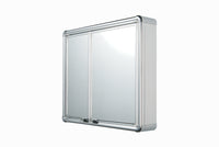 Armário De Sobrepor Astra Em Alumínio 54x45x11cm Com 2 Portas