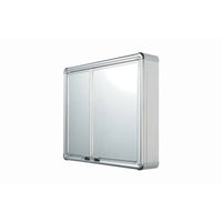 Armário De Sobrepor Astra Em Alumínio 54x45x11cm Com 2 Portas