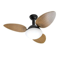 Ventilador De Teto Venti Delta Jet 3 Pás Preto 220v