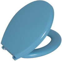 Assento Sanitário Almofadado Astra AZ1 Azul Claro