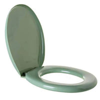 Assento Sanitário Almofadado Convencional Astra Verde Oval