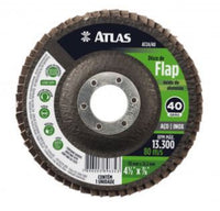 Disco Flap 115mm Grão 40 Óxido De Alumínio Atlas
