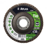 Disco Flap 115mm Grão 40 Óxido De Alumínio Atlas