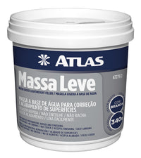 Massa Leve Para Reparos Atlas 340g Branca