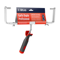 Garfo Duplo Profissional Ajustável Atlas Para Rolo 30 A 46cm